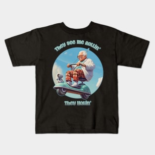 They See Me Rollin', They Hatin' - Flying Geezer Kids T-Shirt